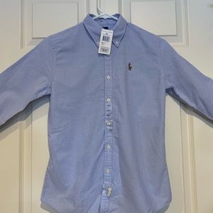 Ralph Lauren Slim Fit Button Down Size 4